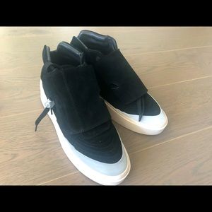 Fear of God skate mid leather and suede sneaker